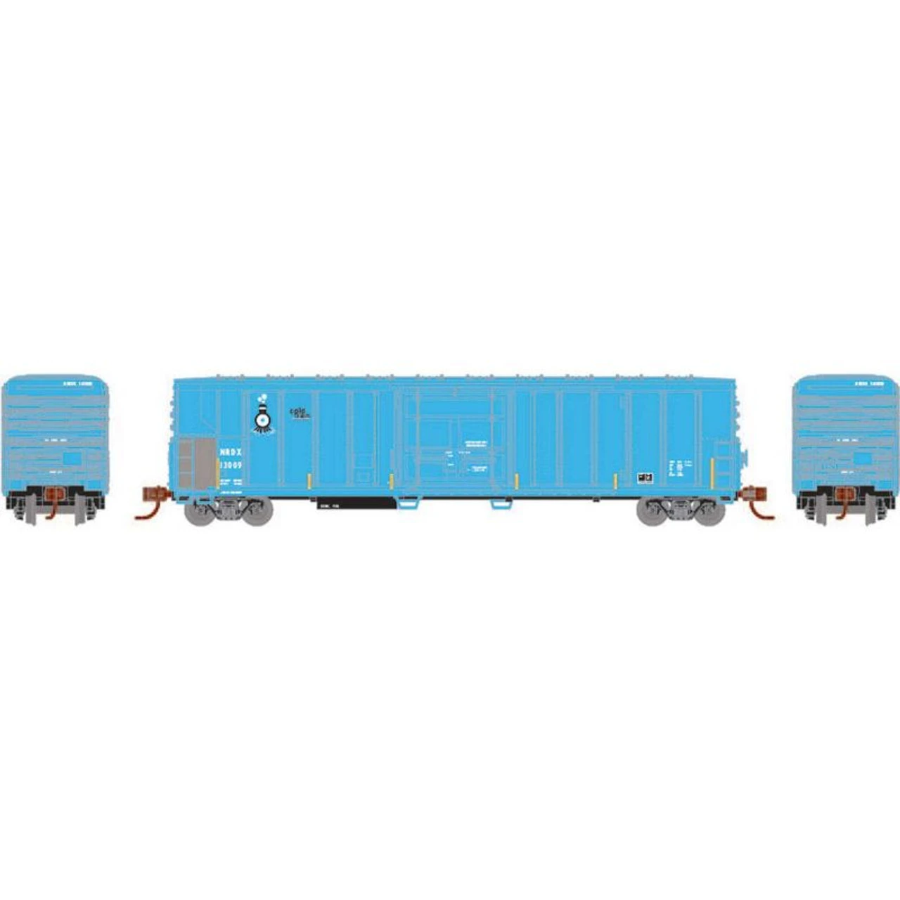 Athearn RTR 71050 - 57' PCF Mechanical Reefer Cold Train (NDRX) 13009 - HO Scale 1 Athearn RTR 71050 - 57' PCF Mechanical Reefer Cold Train (NDRX) 13009 - HO Scale