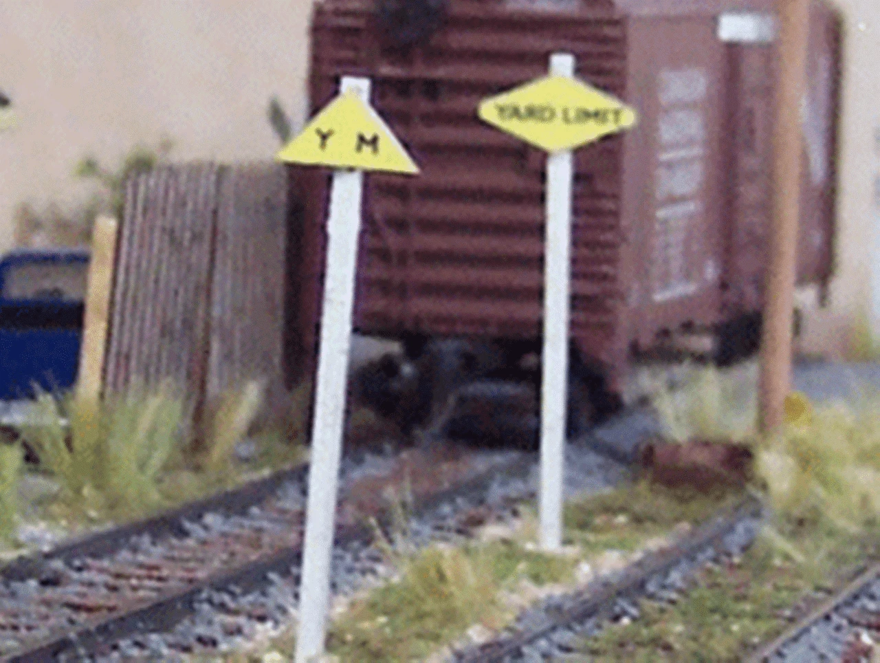 Osborn Models - RRA-3053 - Yard Limit Signs - N Scale 1 Osborn Models - RRA-3053 - Yard Limit Signs - N Scale