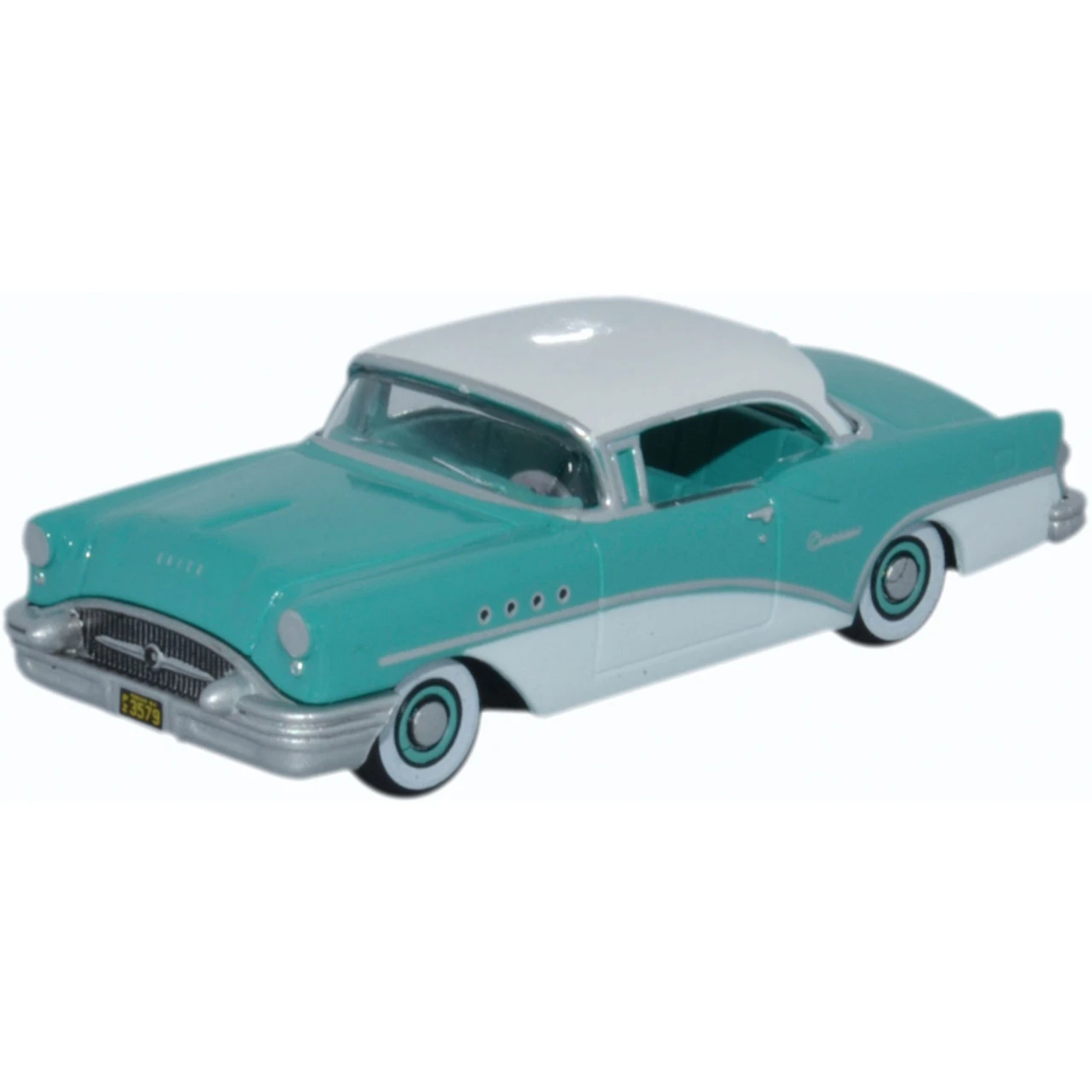 Oxford Diecast 87BC55001 - Buick Century 1955 Turquoise And Polo White 1:87 1 Oxford Diecast 87BC55001 - Buick Century 1955 Turquoise And Polo White 1:87