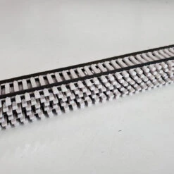 Micro Engineering 12-105 - Concrete Weathered Flex Trak, Code 83, 6 Pieces - HO Scale