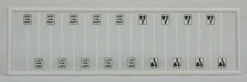 Tichy Train Group 2610 - Miscellaneous Road Signs Set #2 - 18 Pcs - N Scale