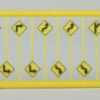 Tichy Train Group 2616 - Road Path Warning Signs 18 Pcs - N Scale