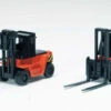 Tomytec 3518 - Forklift -- Orange, Black Pkg(2) - N Scale