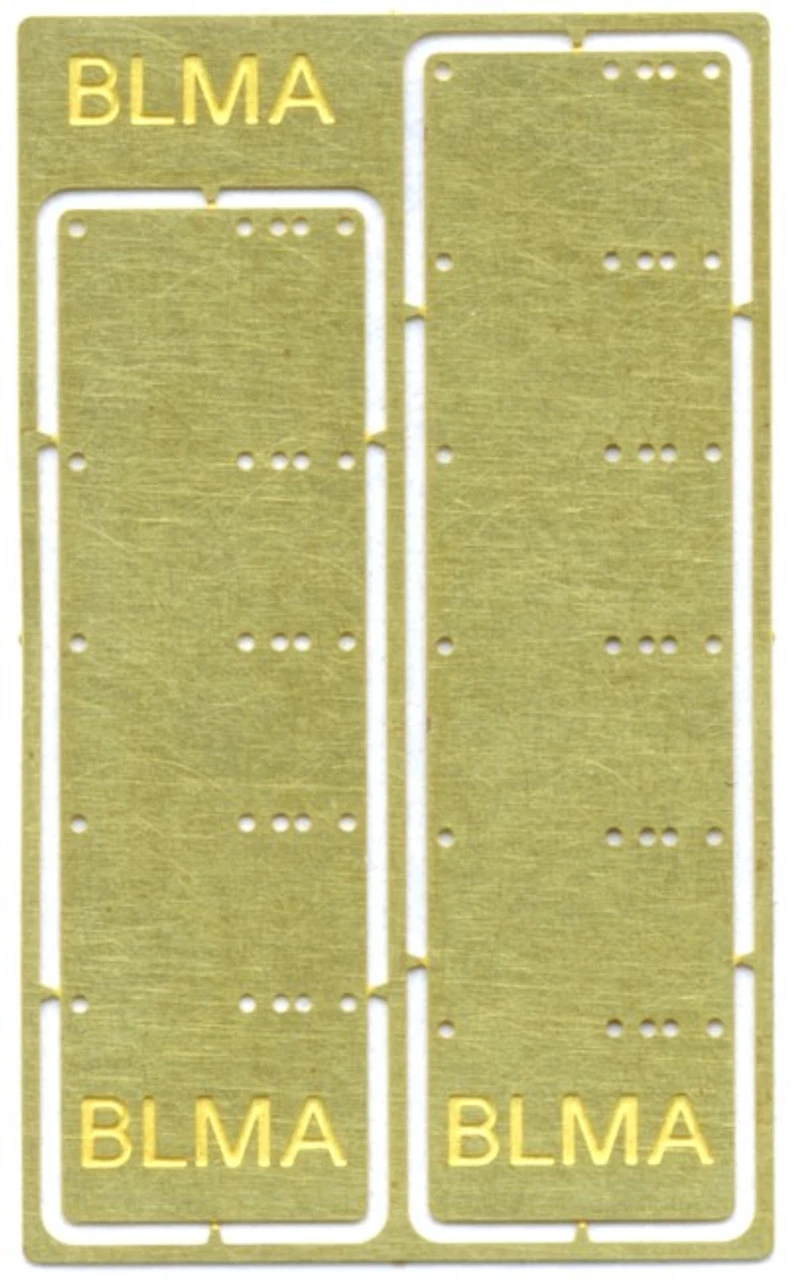 BLMA #4500 - Grab Iron Drill Templates - HO 1 BLMA #4500 - Grab Iron Drill Templates - HO