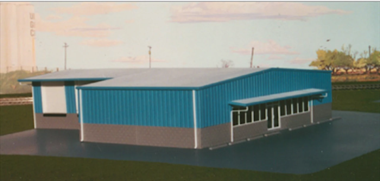 Pikestuff 541-0103 - Piping & Mechanical Building - HO Scale Kit 1 Pikestuff 541-0103 - Piping & Mechanical Building - HO Scale Kit