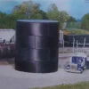 Rix Products 628-0500 - 29ft Flat Top Water / Oil Tank - HO Scale