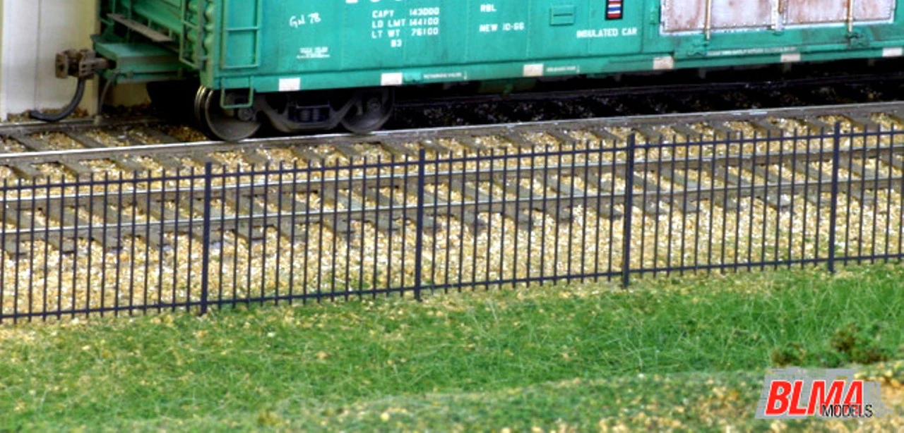 BLMA #705 - Wrought Iron Fence Kit 210 Scale Feet - N Scale 1 BLMA #705 - Wrought Iron Fence Kit 210 Scale Feet - N Scale