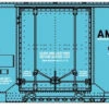 Accurail 81412 - 40' Insulated Steel Boxcar (Blue W/ Volcano Logo) American Colloid Company (COLX) 729 - HO Scale Kit