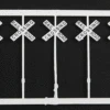 Tichy Train Group 8178 - Crossing Sign Crossbucks 20 Pcs - HO Scale