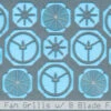 BLMA #81 - 48" Fan Grills - W/o Center Plate 8 Blade - N Scale