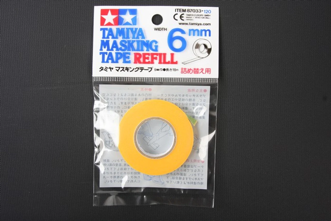 Tamiya 87033 - Masking Tape Refill 6mm - 6mm X 18m 1 Tamiya 87033 - Masking Tape Refill 6mm - 6mm X 18m