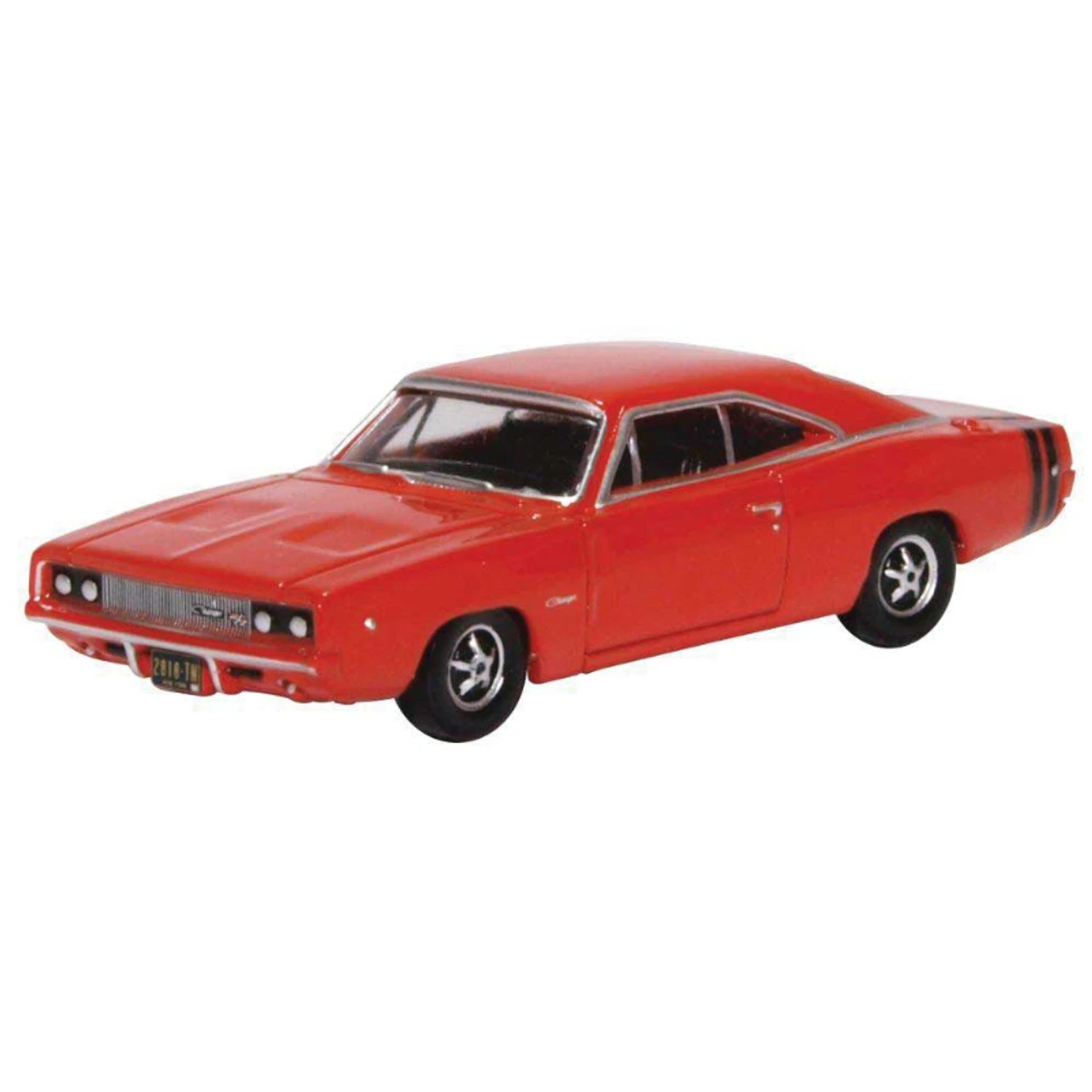 Oxford Diecast - Dodge Charger 1968 Bright Red 1:87 1 Oxford Diecast - Dodge Charger 1968 Bright Red 1:87