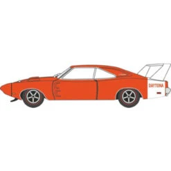 Oxford Diecast 87DD69002 - 68 Dodge Charger Daytona Orange - HO Scale