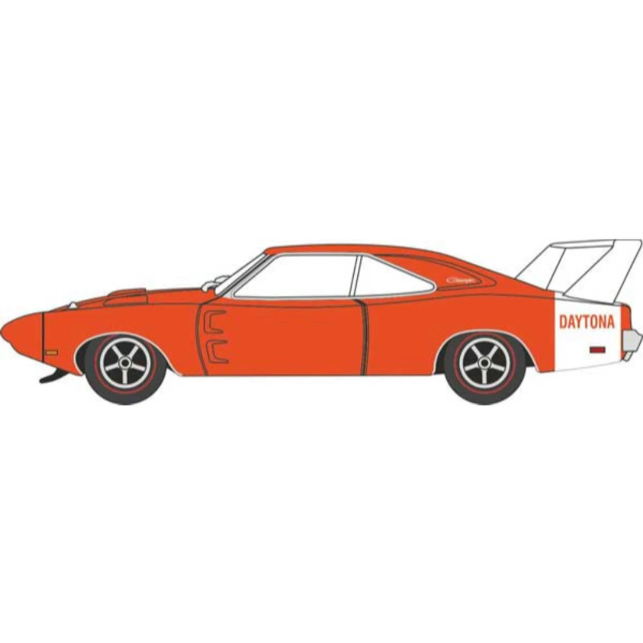 Oxford Diecast 87DD69002 - 68 Dodge Charger Daytona Orange - HO Scale 1 Oxford Diecast 87DD69002 - 68 Dodge Charger Daytona Orange - HO Scale