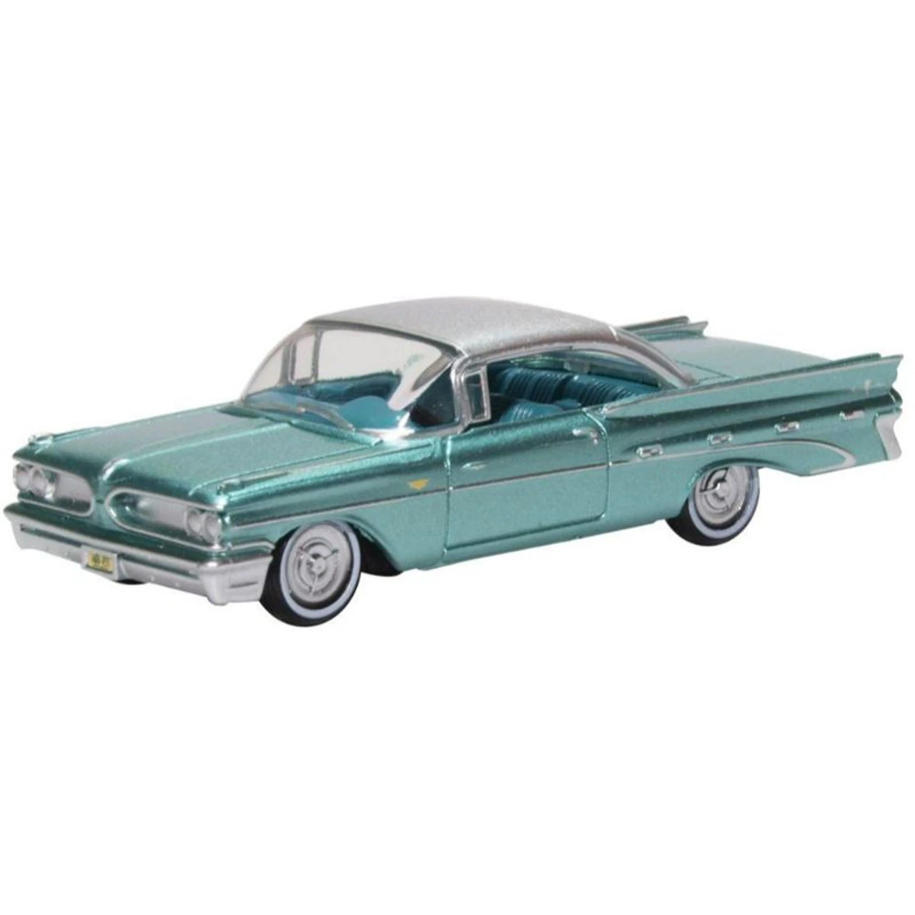 Oxford Diecast 87PB59003 - Pontiac Bonneville Coupe 1959 Seaspray Green - HO Scale 1 Oxford Diecast 87PB59003 - Pontiac Bonneville Coupe 1959 Seaspray Green - HO Scale