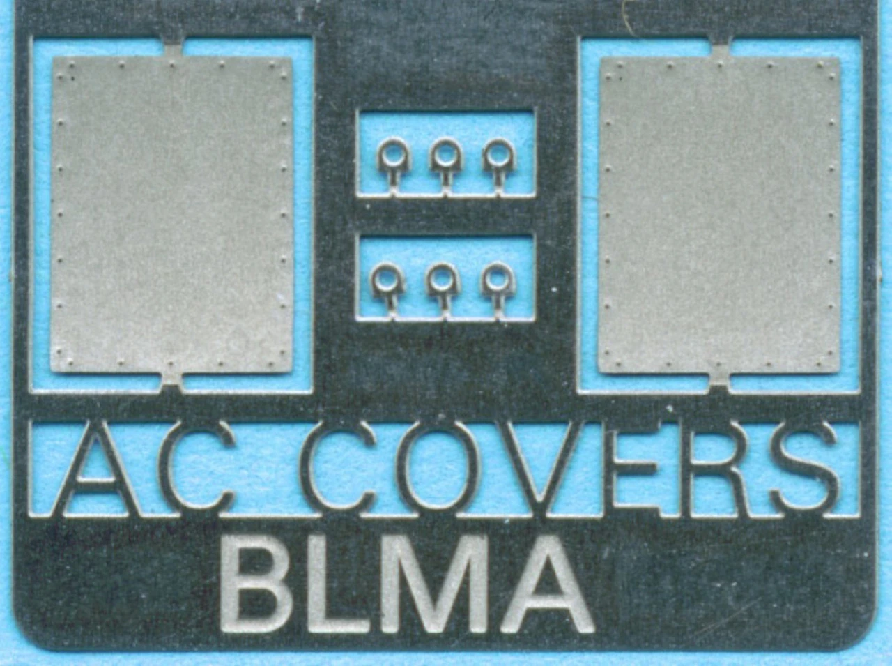 BLMA #91 - Removed Air Conditioner Cover Patch (2) - N Scale 1 BLMA #91 - Removed Air Conditioner Cover Patch (2) - N Scale