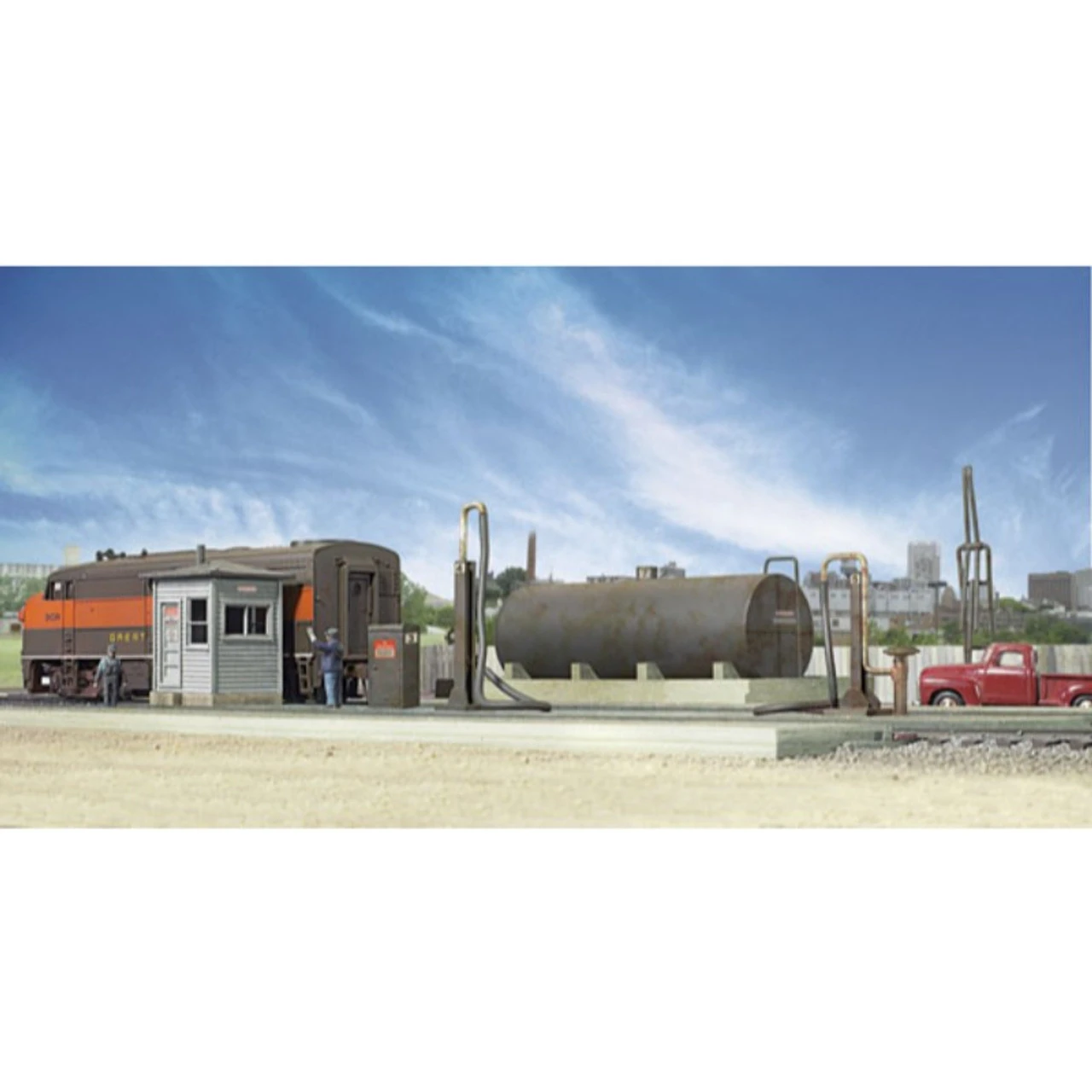 Walthers Cornerstone 933-2908 - Diesel Fueling Facility - HO Scale 1 Walthers Cornerstone 933-2908 - Diesel Fueling Facility - HO Scale