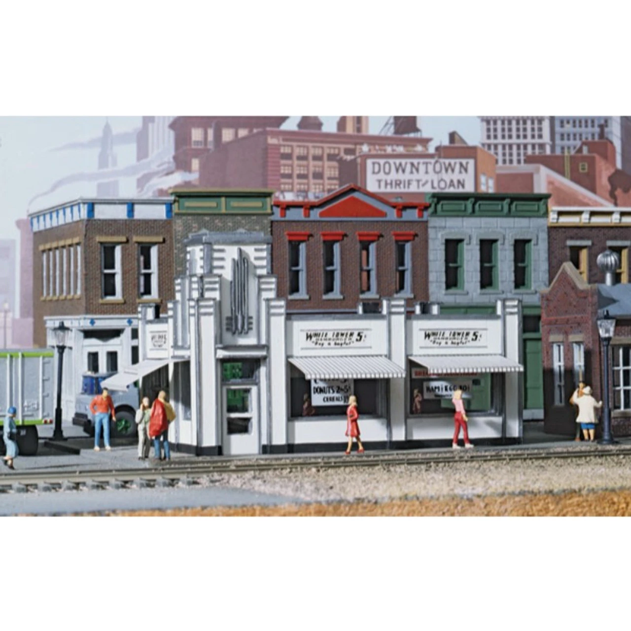 Walthers Cornerstone 933-3030 - White Tower Restaurant - HO Scale 1 Walthers Cornerstone 933-3030 - White Tower Restaurant - HO Scale