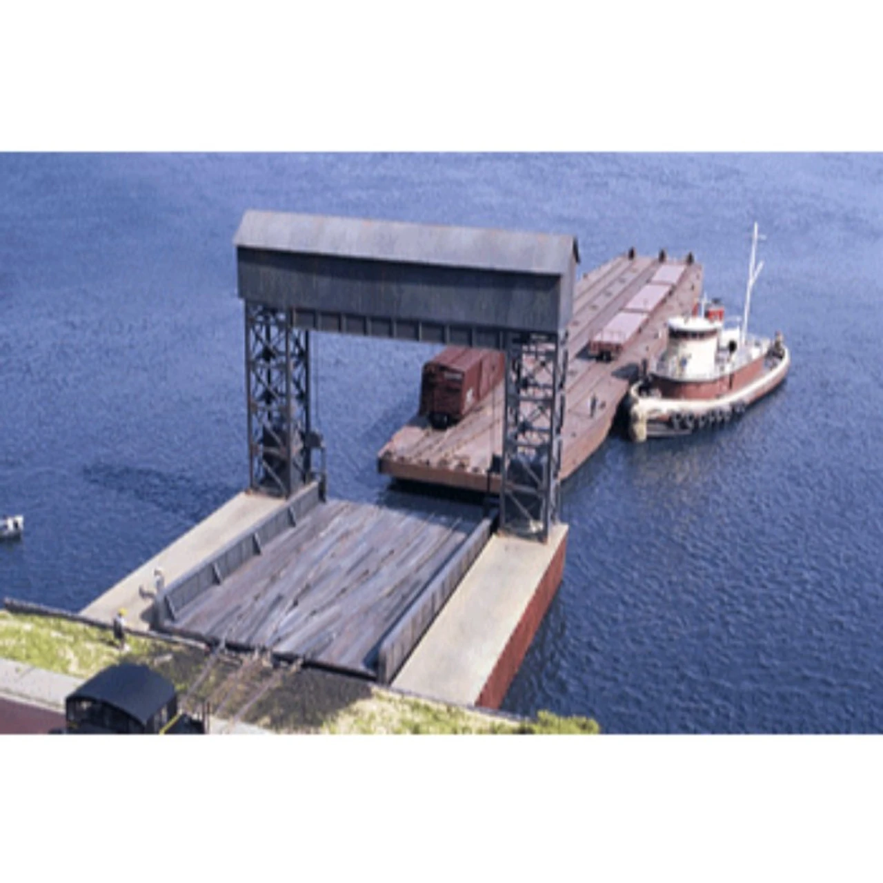 Walthers Cornerstone 933-3068 - Carfloat Apron Kit - HO Scale 1 Walthers Cornerstone 933-3068 - Carfloat Apron Kit - HO Scale