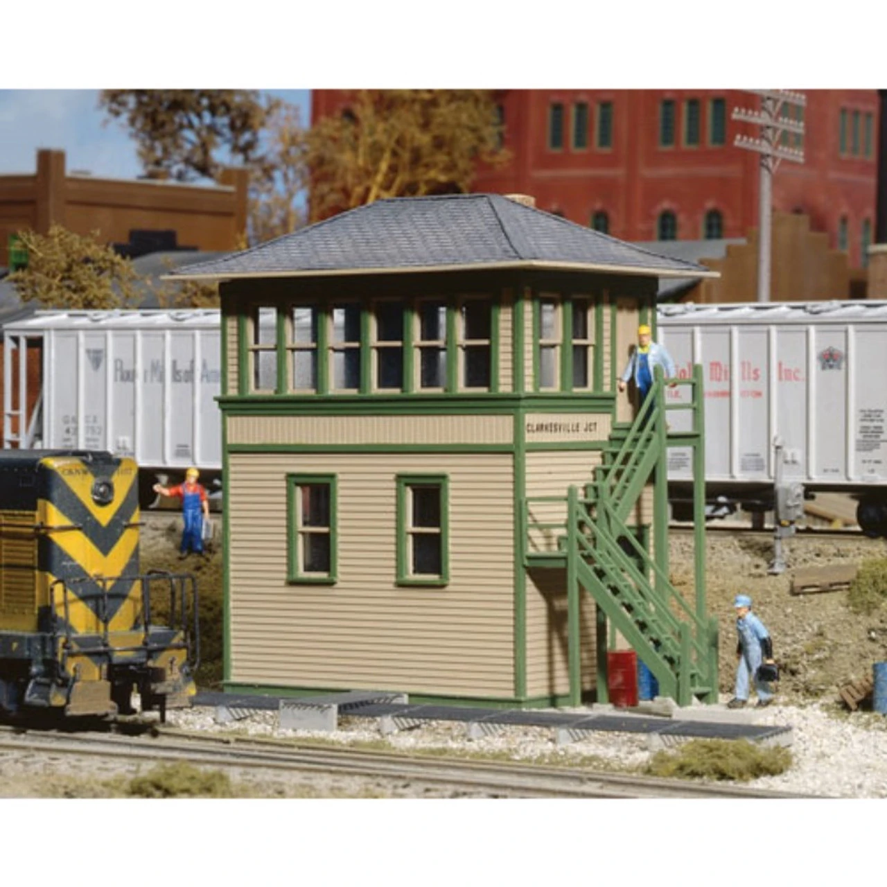 Walthers Cornerstone 933-3071 - Interlocking Tower Kit - HO Scale 1 Walthers Cornerstone 933-3071 - Interlocking Tower Kit - HO Scale