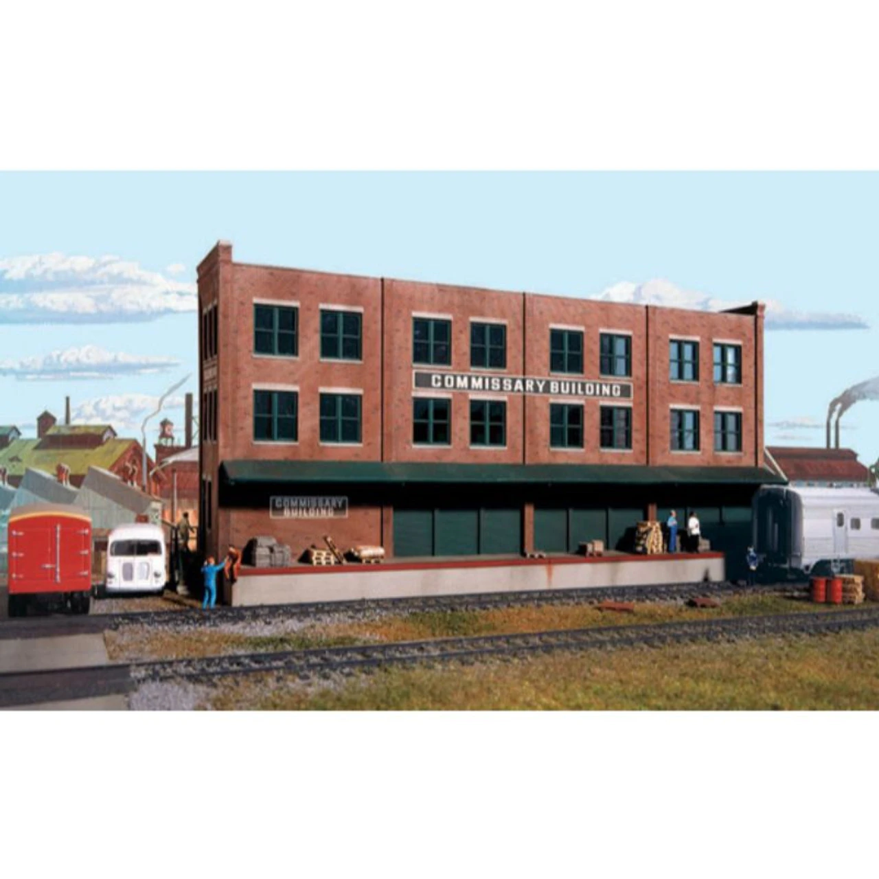 Walthers Cornerstone 933-3173 - Commissary/Freight Bldg - HO Scale 1 Walthers Cornerstone 933-3173 - Commissary/Freight Bldg - HO Scale