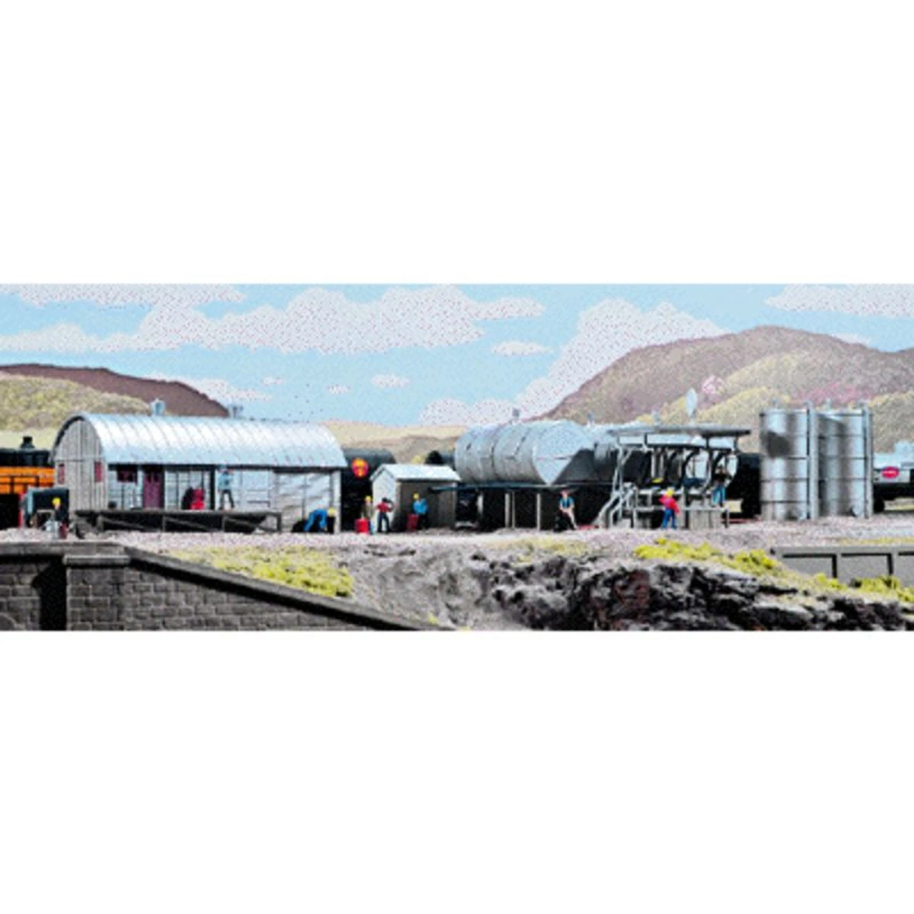 Walthers Cornerstone 933-3200 - Interstate Oil Co. N Kit - N Scale 1 Walthers Cornerstone 933-3200 - Interstate Oil Co. N Kit - N Scale