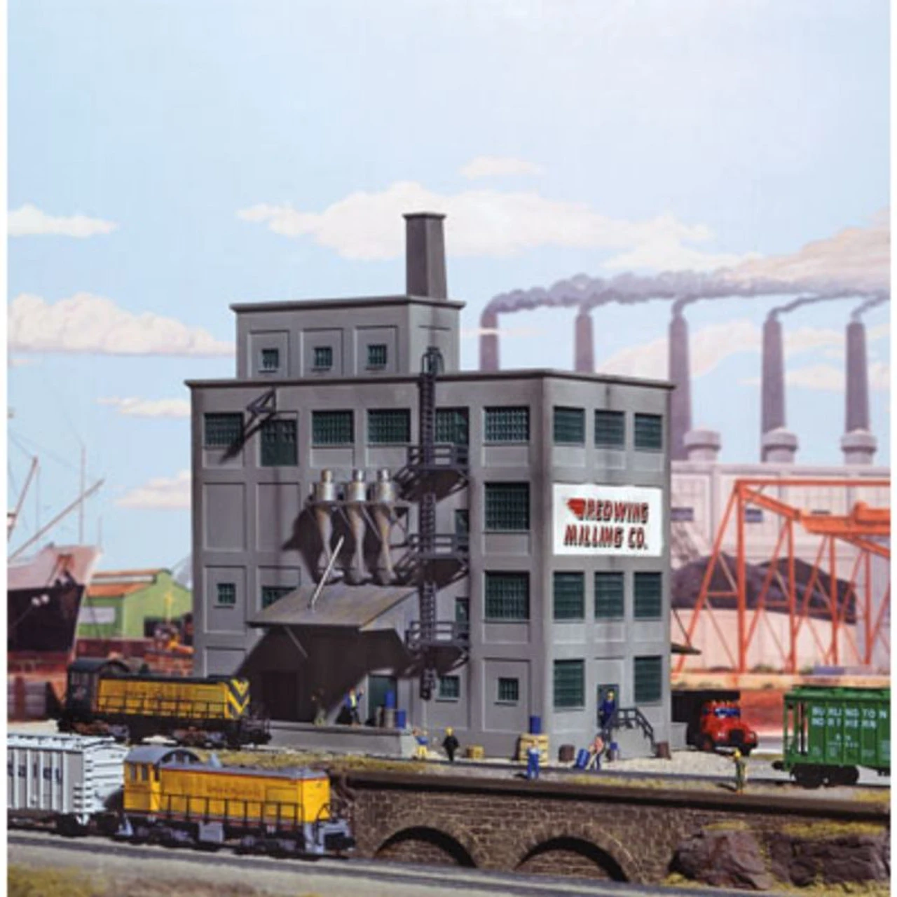 Walthers Cornerstone 933-3212 - Red Wing Milling Co. Kit - N Scale 1 Walthers Cornerstone 933-3212 - Red Wing Milling Co. Kit - N Scale