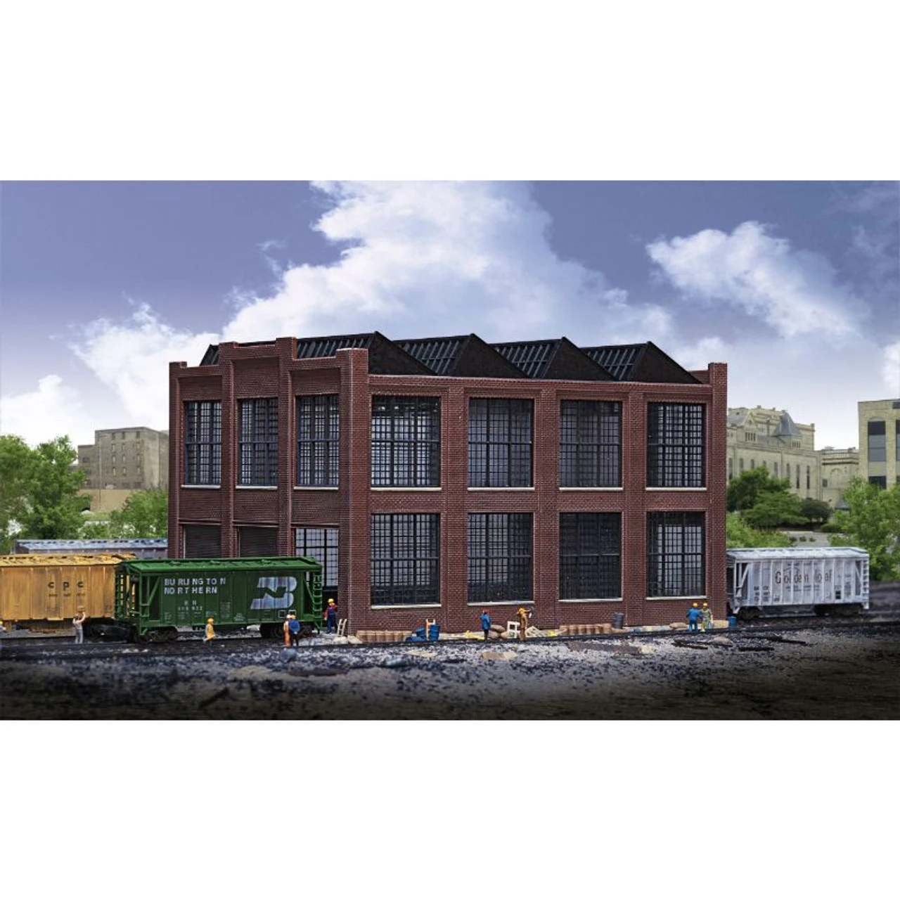 Walthers Cornerstone 933-3228 - Car Shop N Kit - N Scale 1 Walthers Cornerstone 933-3228 - Car Shop N Kit - N Scale