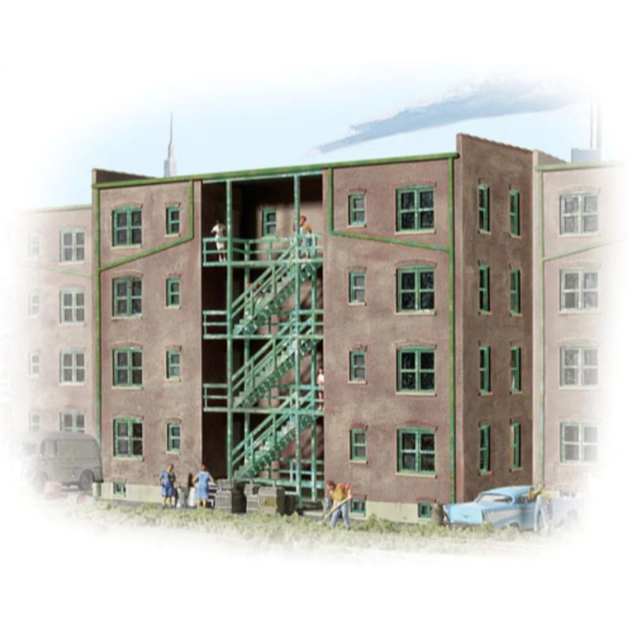 Walthers Cornerstone 933-3263 - Parkview Ter Bckgrnd T/G - N Scale 1 Walthers Cornerstone 933-3263 - Parkview Ter Bckgrnd T/G - N Scale