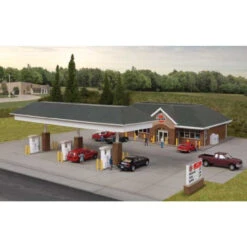 Walthers Cornerstone 933-3537 - Modern Gas Station Kit - HO Scale