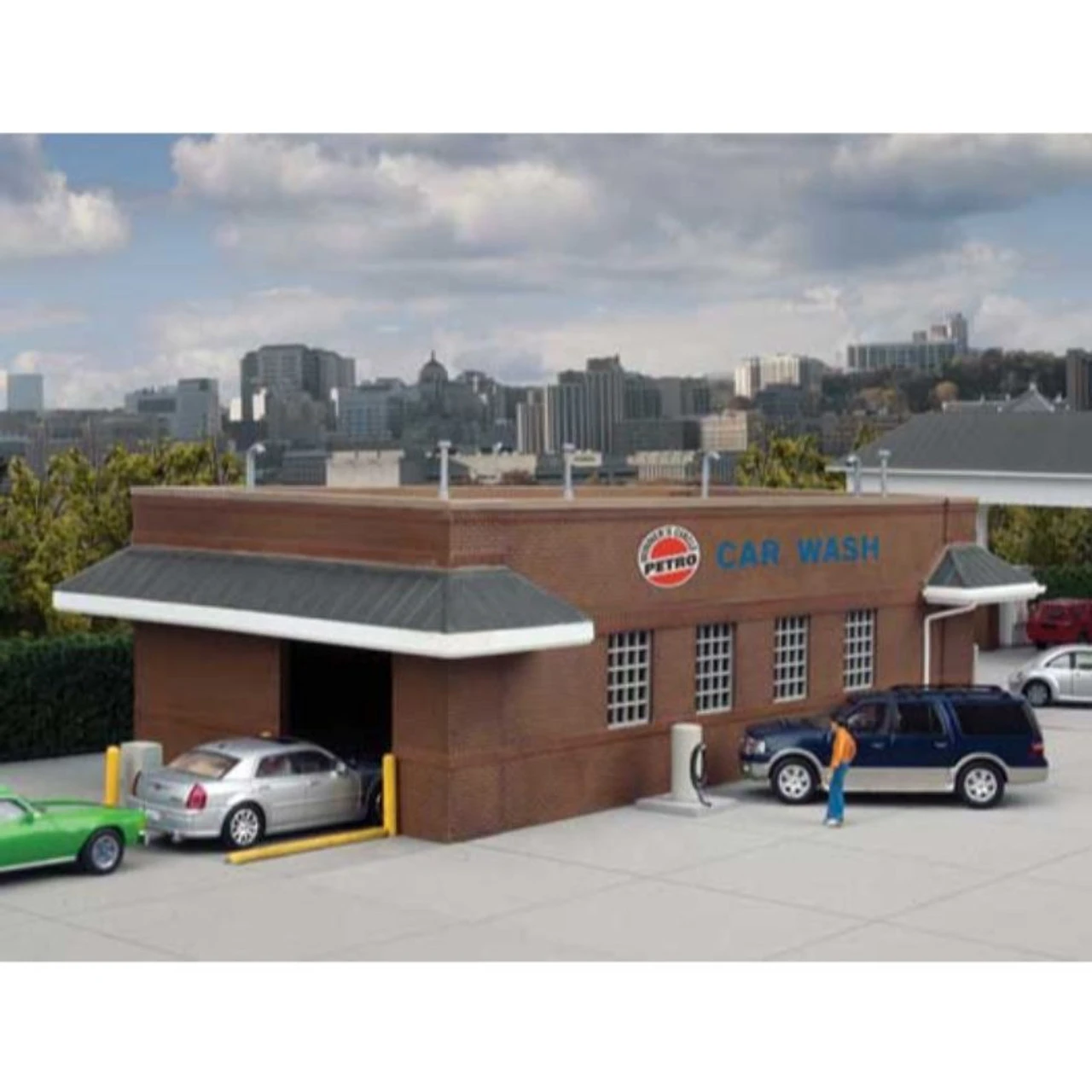 Walthers Cornerstone 933-3539 - Gas Station Car Wash Kit - HO Scale 1 Walthers Cornerstone 933-3539 - Gas Station Car Wash Kit - HO Scale