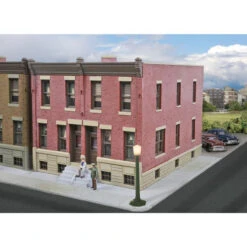 Walthers Cornerstone 933-3778 - Row House Kit - HO Scale