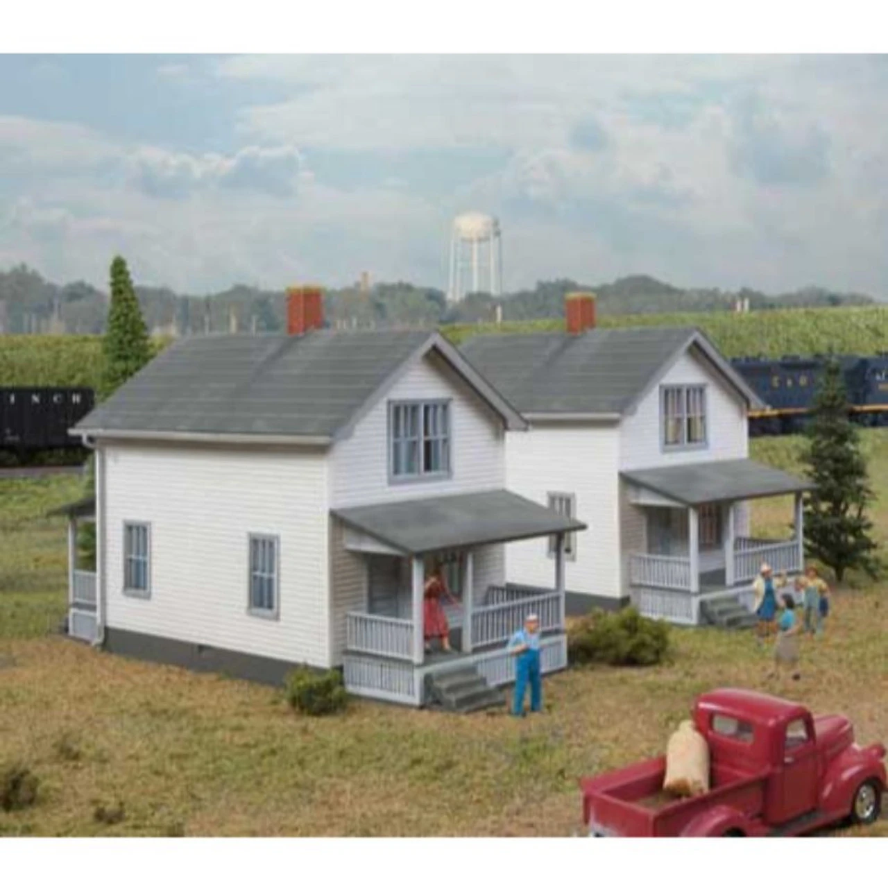 Walthers Cornerstone 933-3790 - Company House Kit 2/ - HO Scale 1 Walthers Cornerstone 933-3790 - Company House Kit 2/ - HO Scale