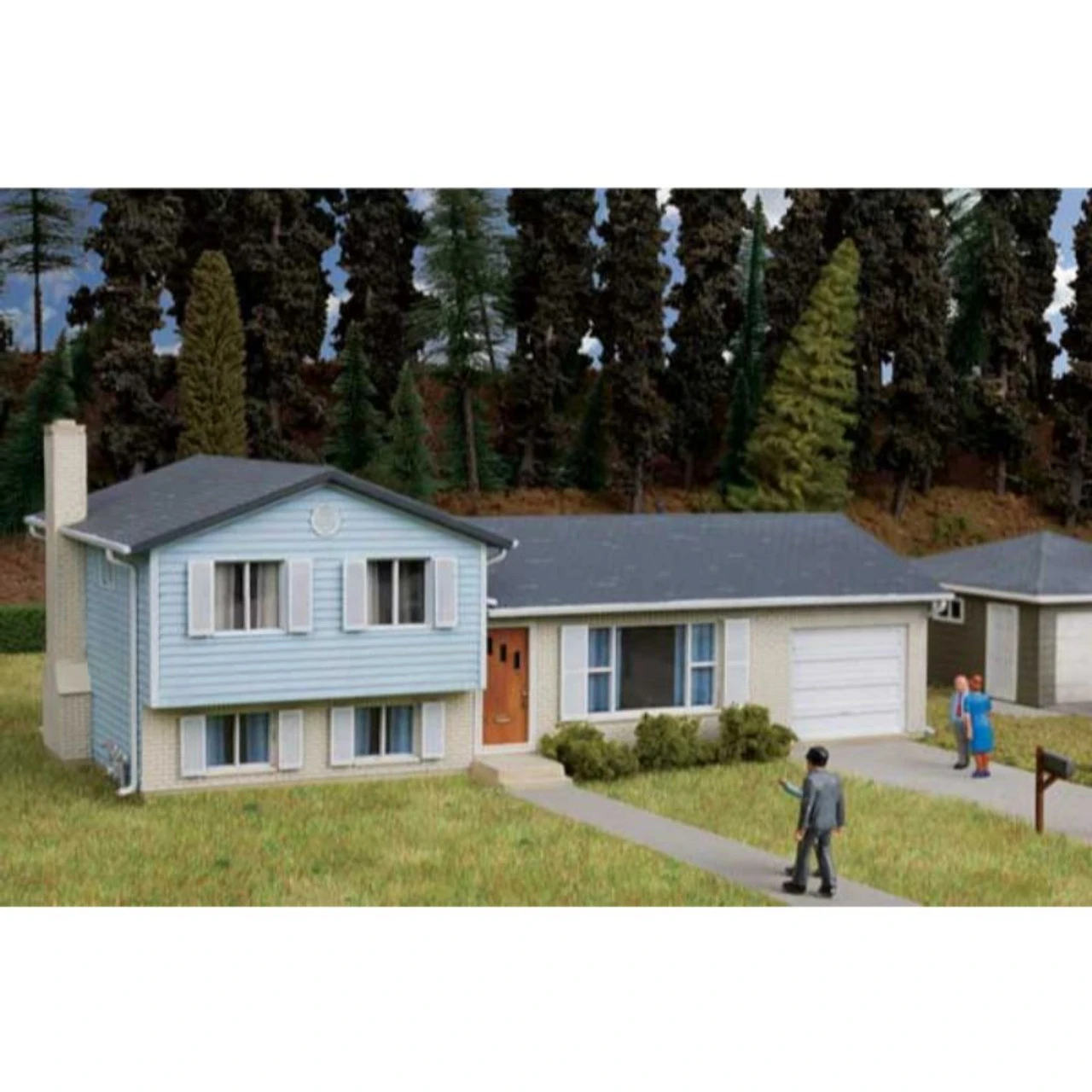 Walthers Cornerstone 933-3794 - Split-Level House Kit - HO Scale 1 Walthers Cornerstone 933-3794 - Split-Level House Kit - HO Scale