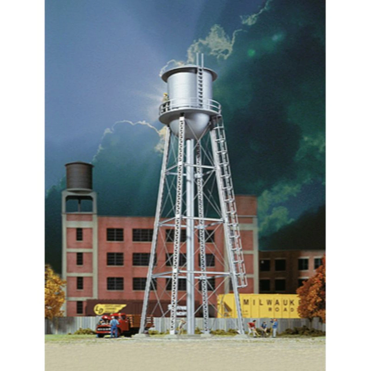 Walthers Cornerstone 933-3833 - Vintage Water Tower Slv - N Scale 1 Walthers Cornerstone 933-3833 - Vintage Water Tower Slv - N Scale