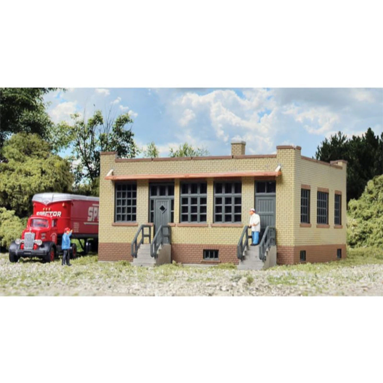 Walthers Cornerstone 933-3834 - Industrial Office Kit - N Scale 1 Walthers Cornerstone 933-3834 - Industrial Office Kit - N Scale