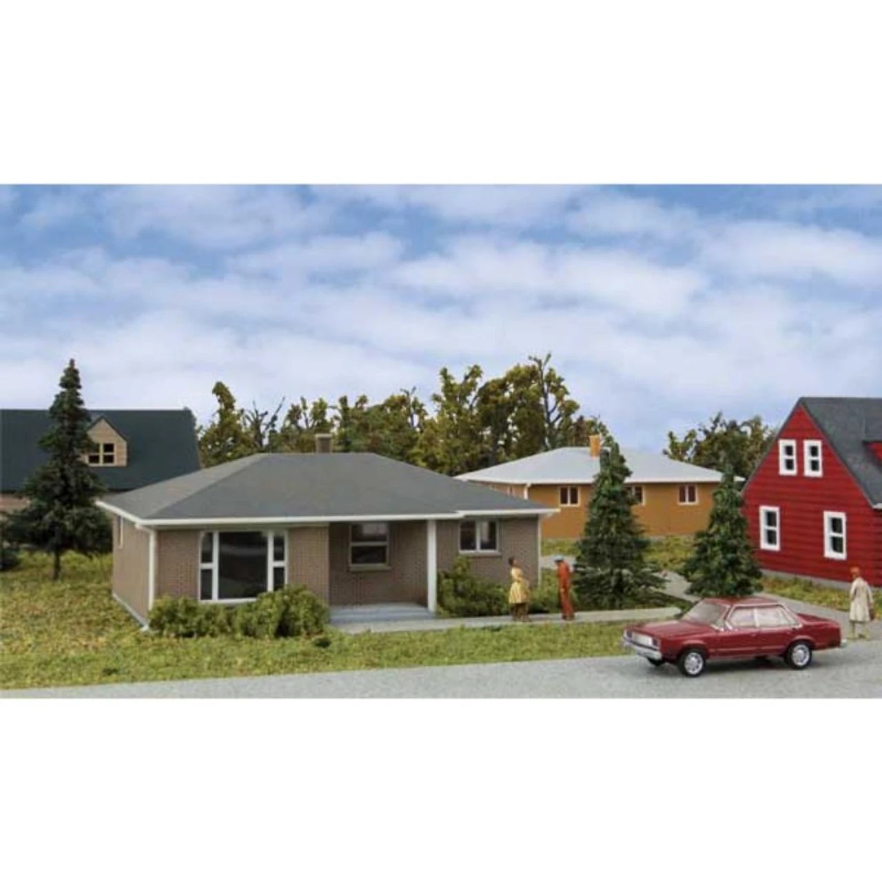 Walthers Cornerstone 933-3838 - Ranch House Brick Kit - N Scale 1 Walthers Cornerstone 933-3838 - Ranch House Brick Kit - N Scale