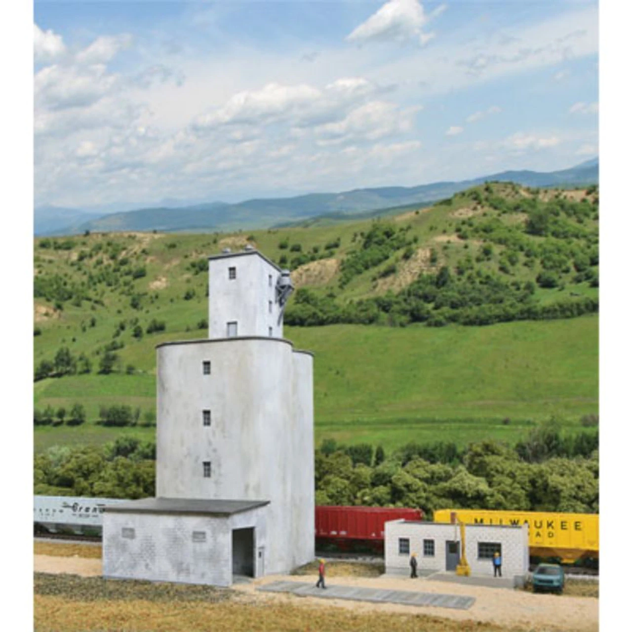 Walthers Cornerstone 933-3860 - Prairie Co-Op Elevator - N Scale 1 Walthers Cornerstone 933-3860 - Prairie Co-Op Elevator - N Scale