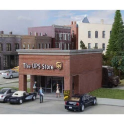 Walthers Cornerstone 933-4112 - The UPS Store Kit - HO Scale