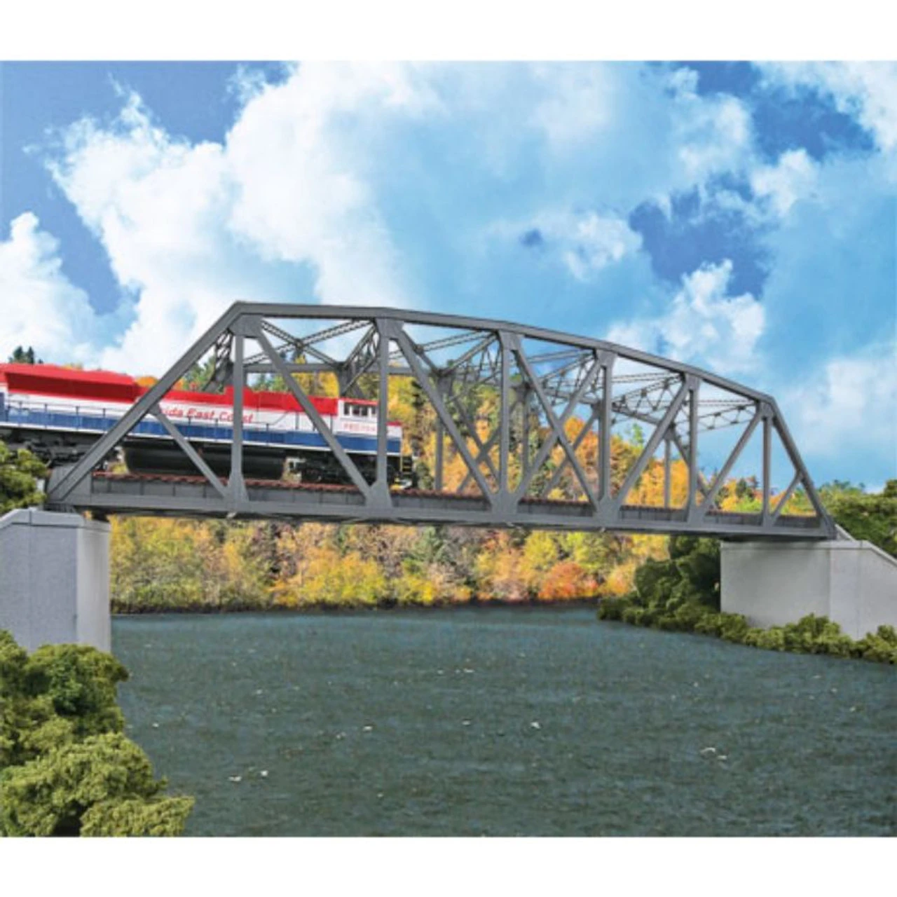 Walthers Cornerstone 933-4522 - Dbl-Trk Prat Arch Trs Bdg - HO Scale 1 Walthers Cornerstone 933-4522 - Dbl-Trk Prat Arch Trs Bdg - HO Scale