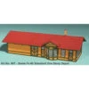 American Model Builders 607 - Santa Fe #3 Standard 1 Story Depot - N Scale Kit