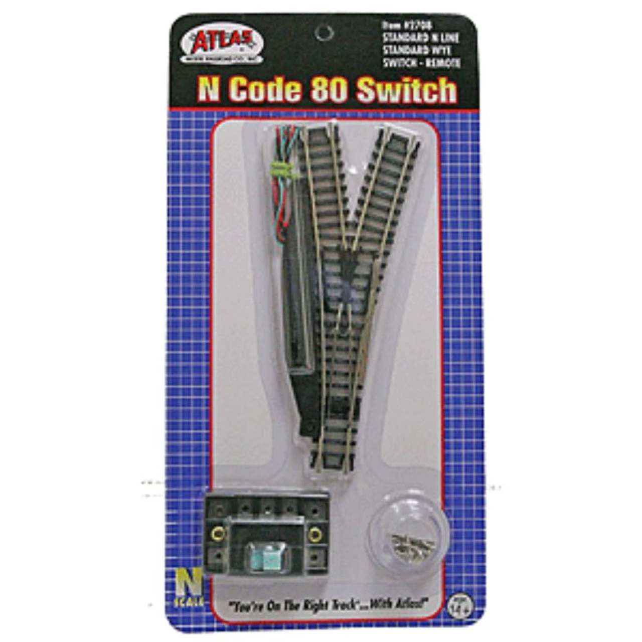 Atlas 2708 - Standard Wye Remote Code 80 - N Scale 1 Atlas 2708 - Standard Wye Remote Code 80 - N Scale