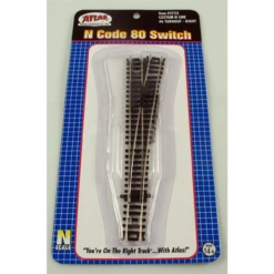 Atlas 2753 - #6 Turnout - Custom Right - Code 80 N Scale
