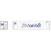 Atlas 50006004 - 40' Refrigerated Container [3-PACKS] ZIM (Monitor) Set #1 (White/Blue) ZIM (Monitor) (ZMOU) 8817369, 8817395, 8817414 - N Scale