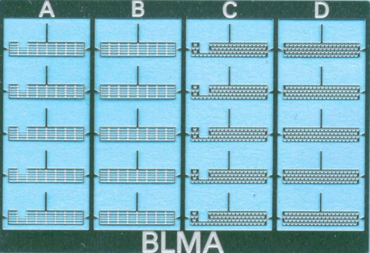BLMA #403 - Freight Car Coupler Platforms (2 Styles - 5 Pair Of Each) - N Scale 1 BLMA #403 - Freight Car Coupler Platforms (2 Styles - 5 Pair Of Each) - N Scale