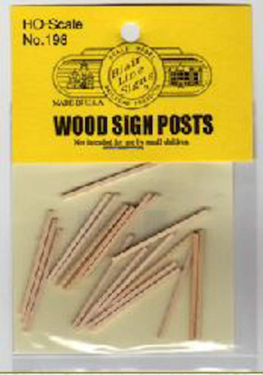 Blair Line 098 - Wood Posts - N Scale 1 Blair Line 098 - Wood Posts - N Scale