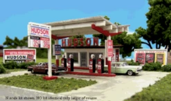 Blair Line 1002 - Hudson Oil Gas Station - N Scale Laser Cut Kit