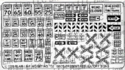 Blair Line 002 - Regulatory Signs No. 1 - N Scale