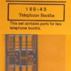 Gold Medal Models 160-43 - Telephone Booths (2)- N Scale