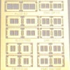 Gold Medal Models 160-61 - All Weather Diesel Locomotive Cab WIndows - N Scale